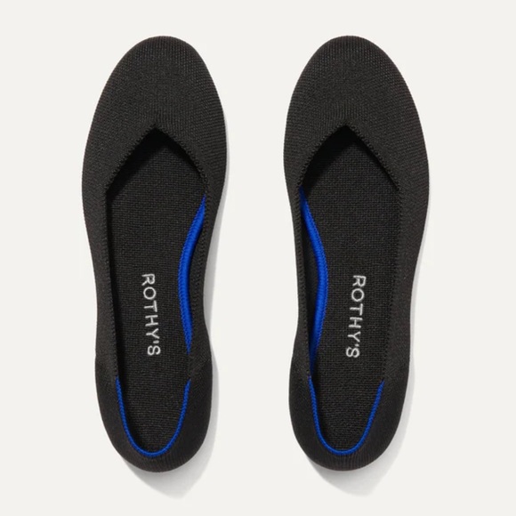 Rothy's | Black The Flat Round Toe Ballet Flats - Picture 2 of 8